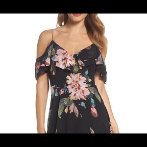 Jenny Yoo floral chiffon dress